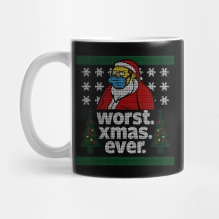 Worst Christmas Ever Funny Ugly Christmas Sweater Mug